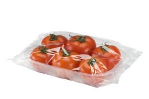 vaschetta di pomodori confezionata in flow pack