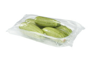 Vaschetta di zucchine confezionata in flow pack